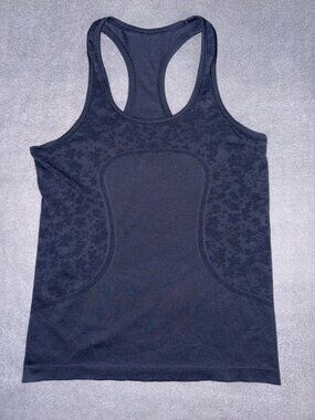 Lululemon Women’s Run Swiftly Tank Top Dark Grey Medium? Yoga Workout Running